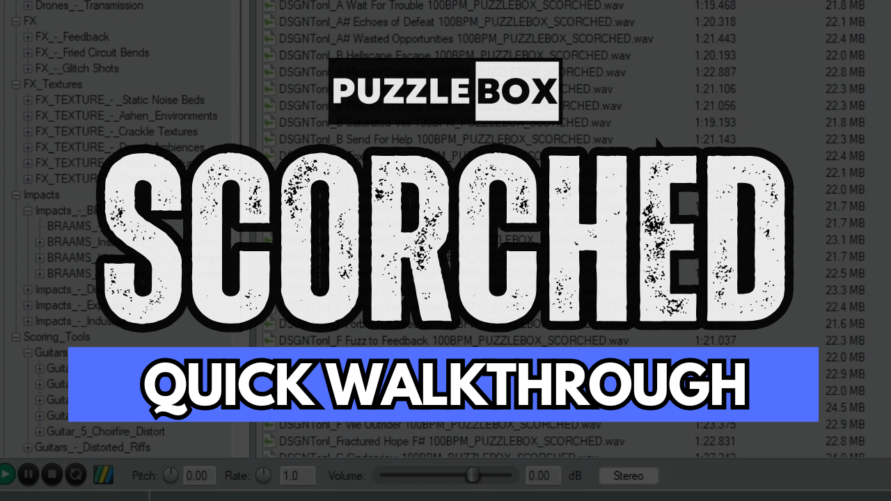 SCORCHED Quick Walkthrough